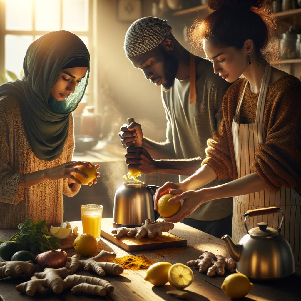 The Sensational Trio: Preparing Lemon-Ginger-Turmeric Tea