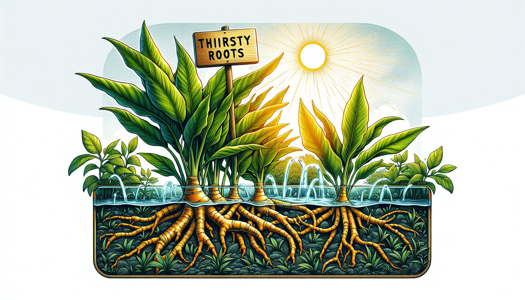Thirsty Roots: Perfecting Water and Sun Exposure for Turmeric Growth