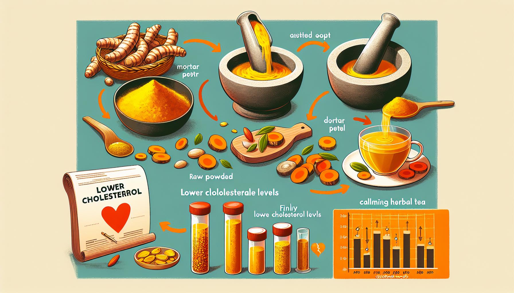 From Curry ​to Tea:​ Lowering Cholesterol with the Spice of Life
