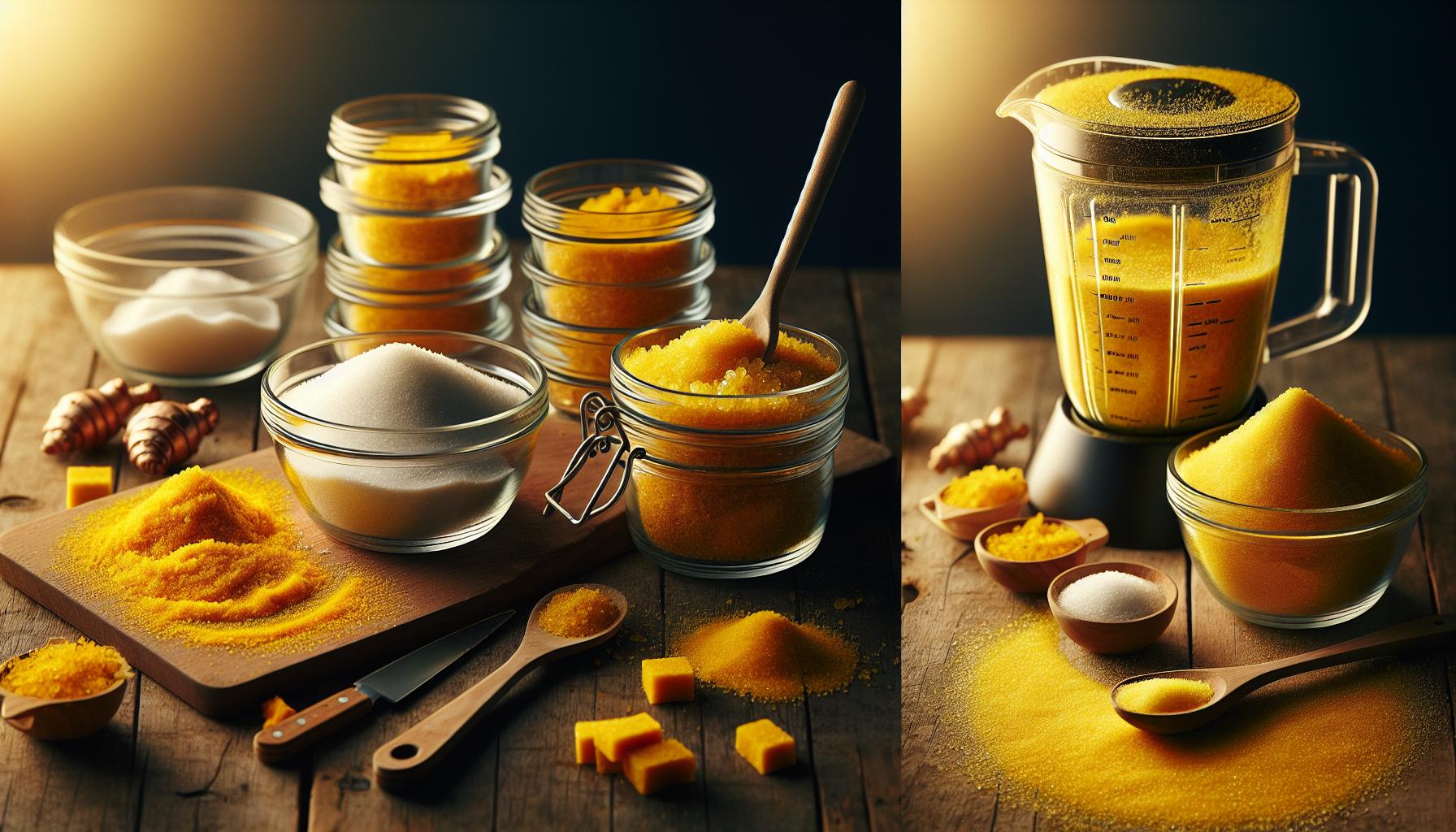From Melding to Mixing: Creating Your Turmeric​ Sugar Scrub at Home