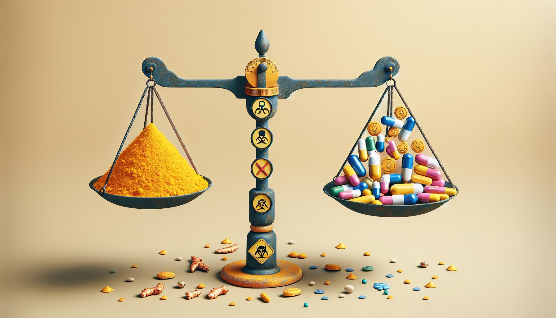 Safe and Natural: Weighing the Virtually Nonexistent Side Effects‍ of Turmeric Against Medications