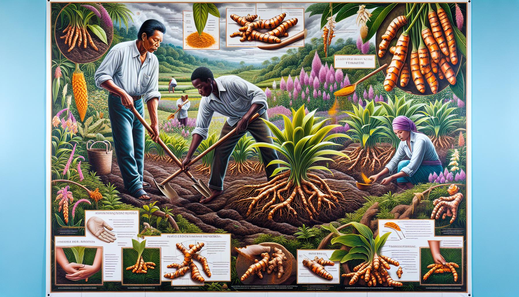 Evolving Turmeric Cultivation: Plant Care Techniques and Harvesting Strategies for High Yield