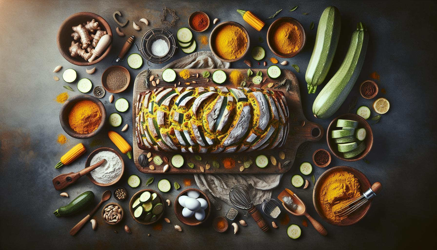 Wholesome and Vibrant Zucchini Turmeric Bread: A Flavorful Twist on ...