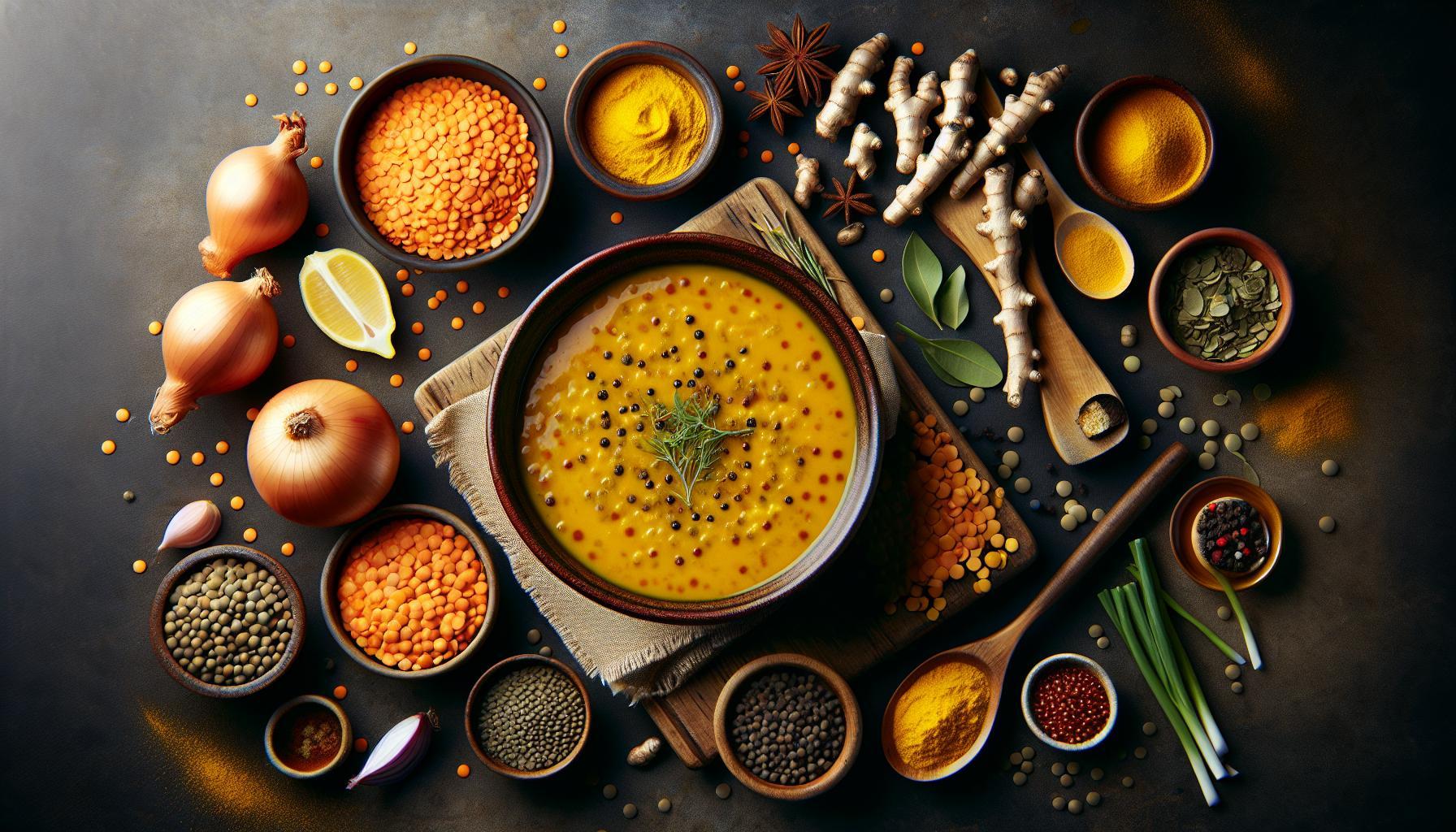 Savoury Lentil Turmeric Soup: A Nutrient-Packed, Healing Recipe for ...