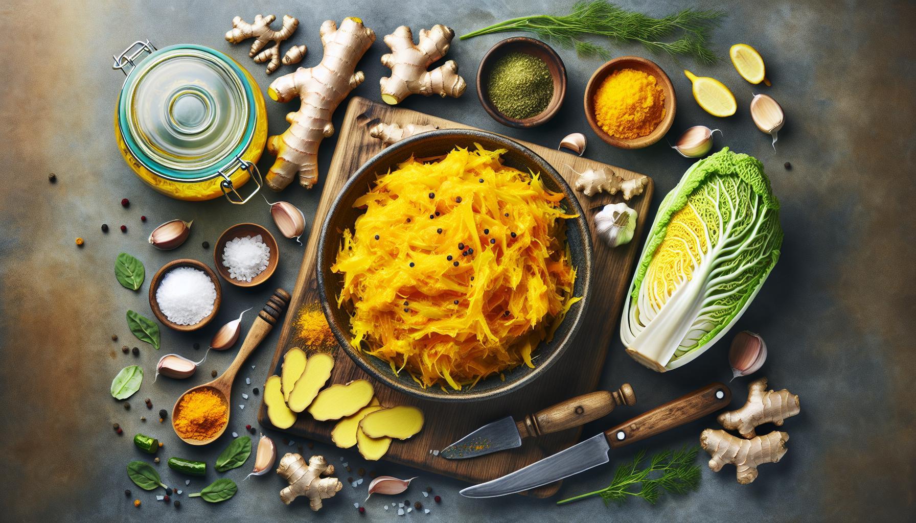 Boost Your Health With A DIY Fermented Turmeric And Ginger Sauerkraut ...